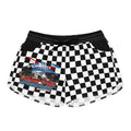 Checkered Southern Oregon Speedway Graphic Women's Casual Shorts — White City OR