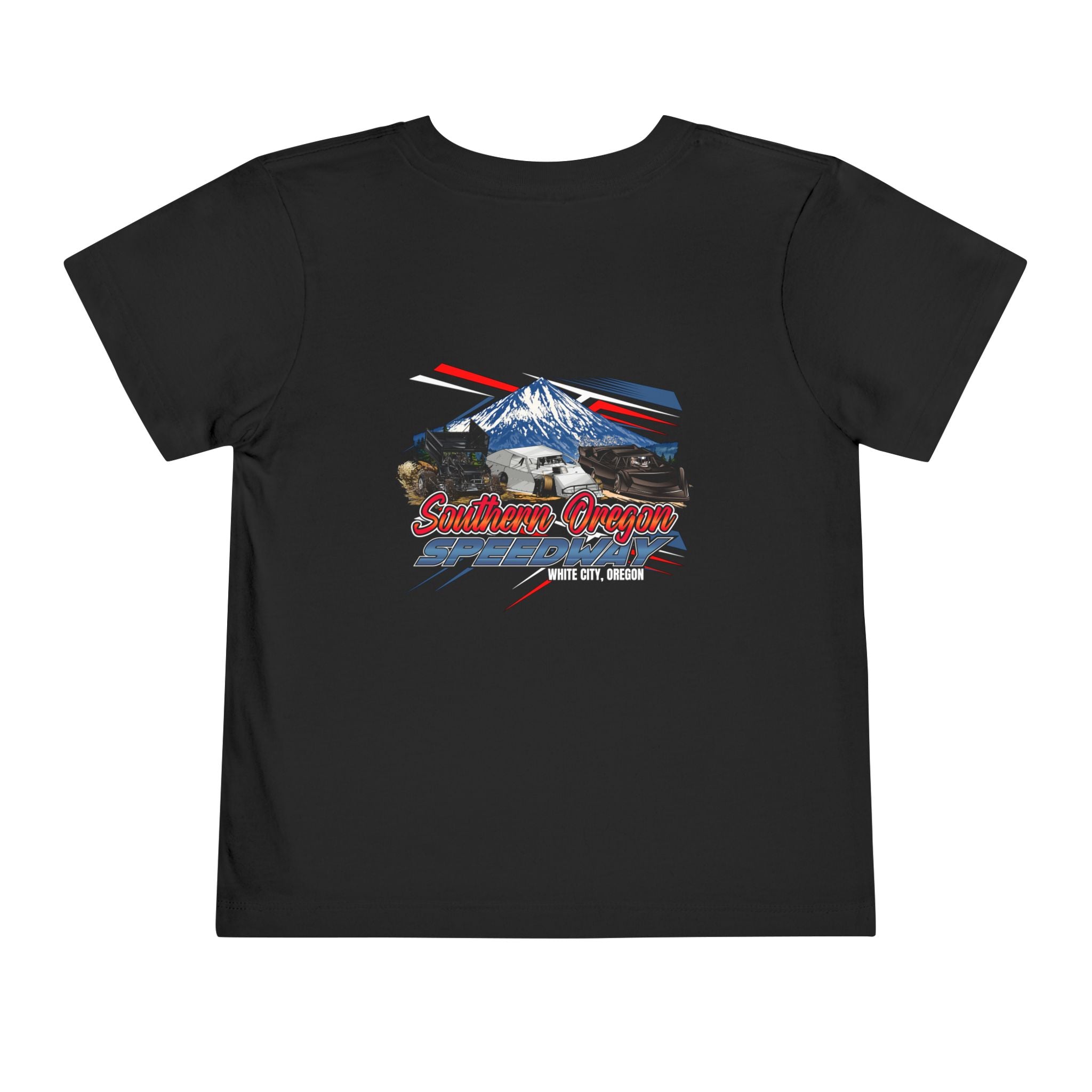 Southern Oregon Speedway Toddler Tee — Southern Oregon Scenic Mountain & Wildlife Graphic