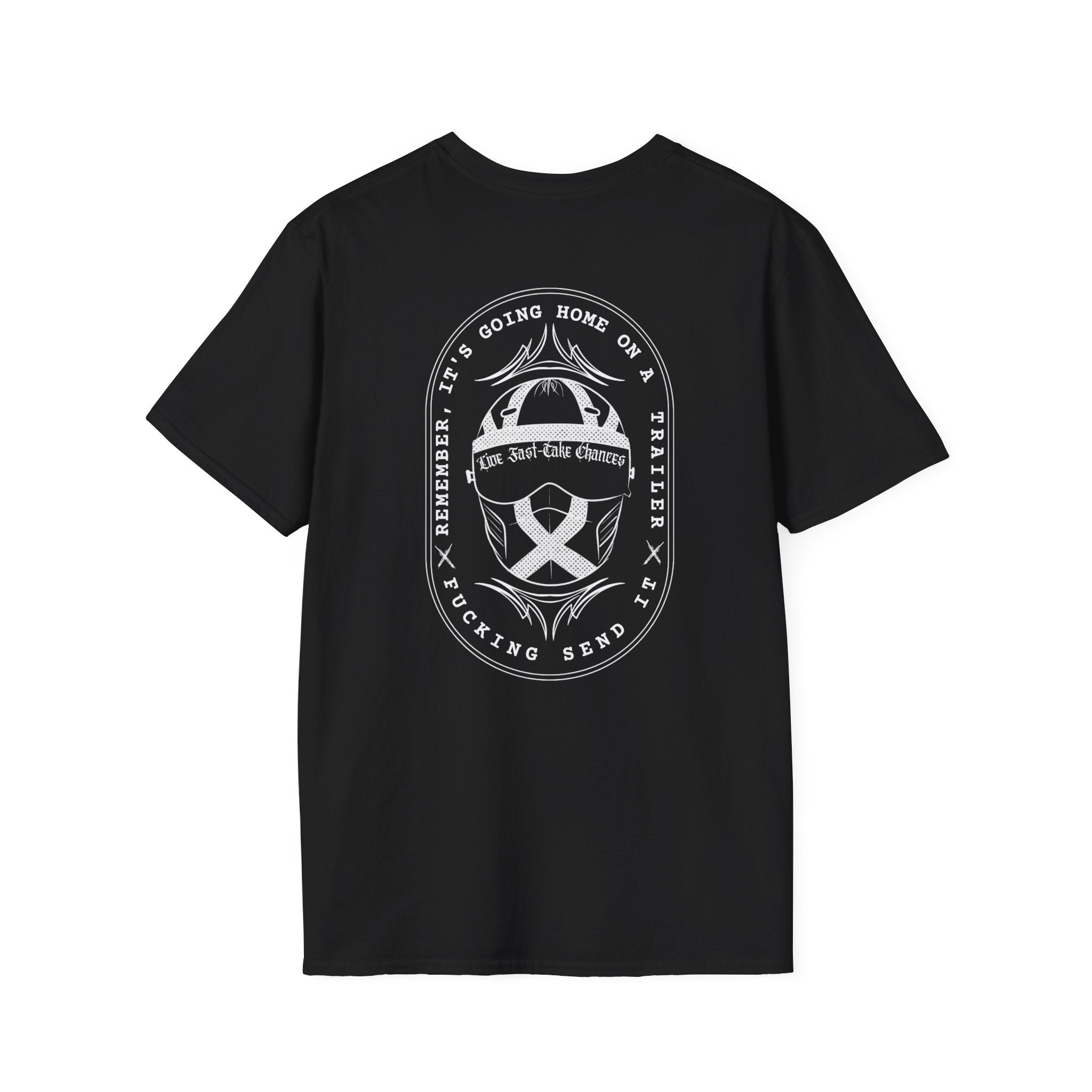 Unisex Softstyle Triple Nickel Racing – Send It Tee | Ideal for Motorsports Fans, Casual Wear, Gifts, Racing Events, and Collectors
