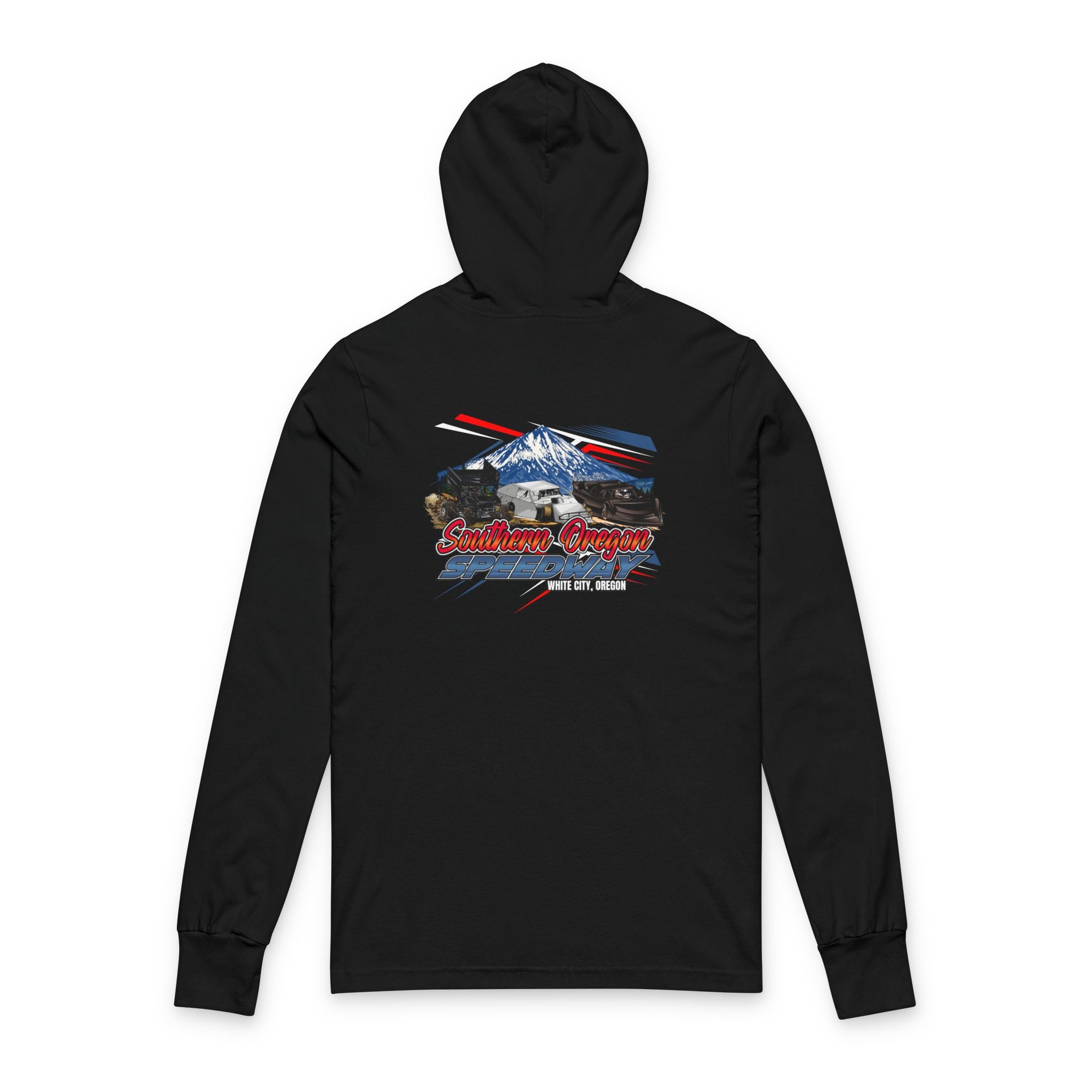 Southern Oregon Speedway Pullover Hoodie — Mountain Off-Road Graphic