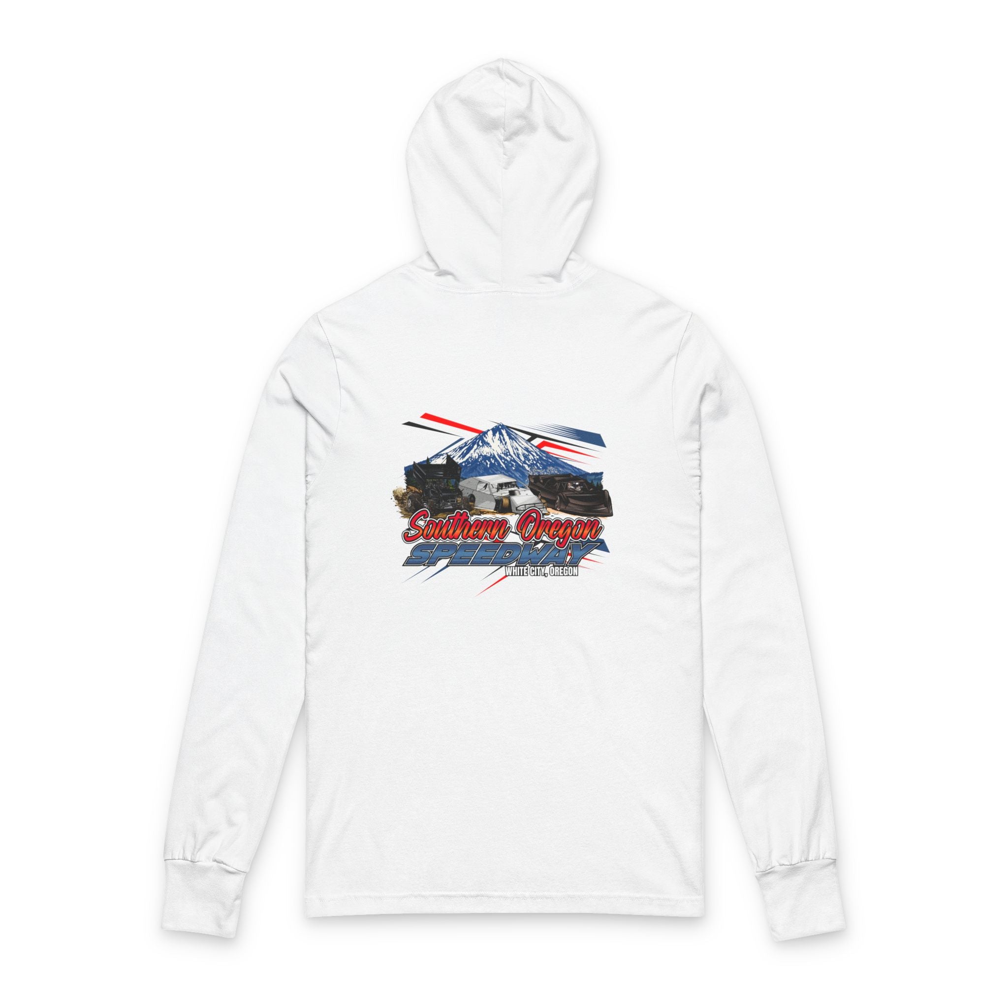 Southern Oregon Speedway Pullover Hoodie — Mountain Off-Road Graphic