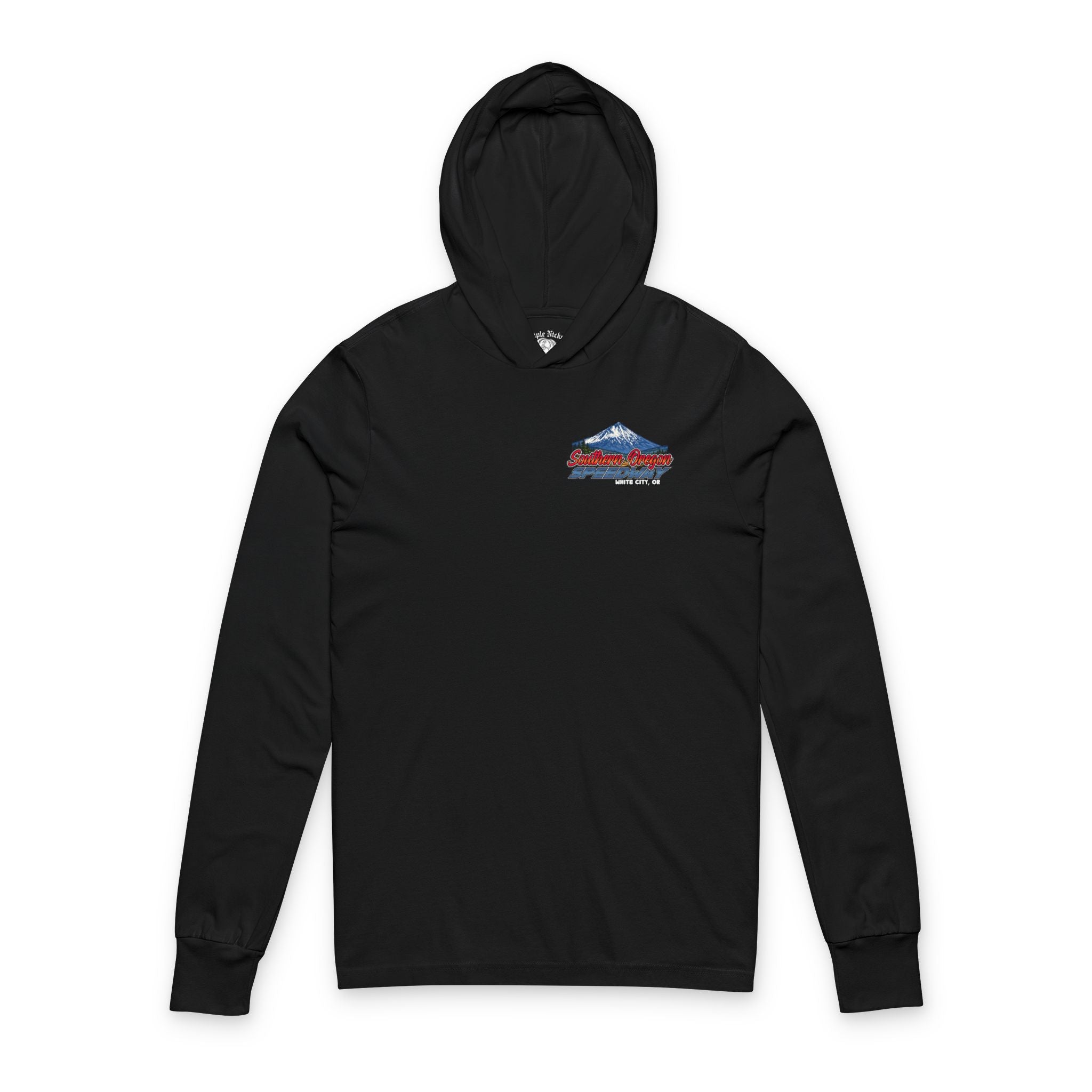 Southern Oregon Speedway Pullover Hoodie — Mountain Off-Road Graphic