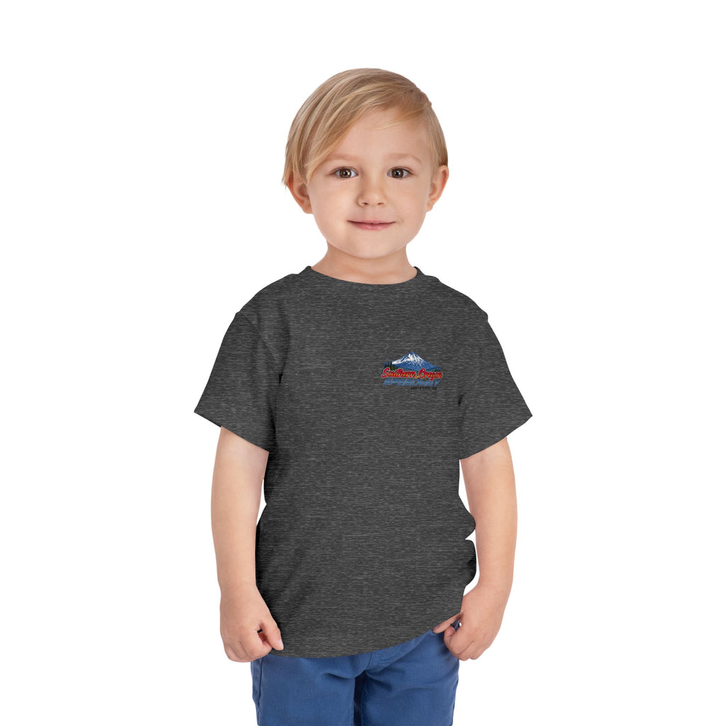 Southern Oregon Speedway Toddler Tee — Southern Oregon Scenic Mountain & Wildlife Graphic