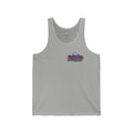 Southern Oregon Speedway Mountain Ridge Tank Top — Retro Sunset USA Adventure Graphic