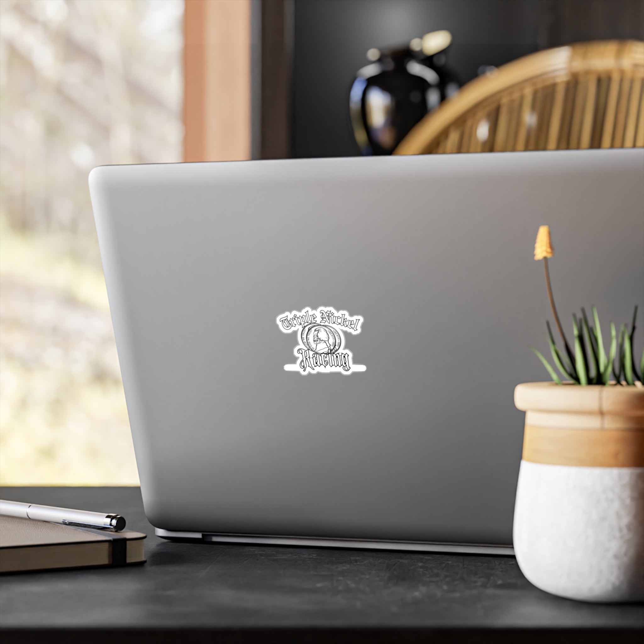 Triple Nickel Racing Vinyl Decals for Enthusiasts, Custom Stickers for Cars, Laptop Decor, Motorsport Souvenirs, Gift for Speed Lovers