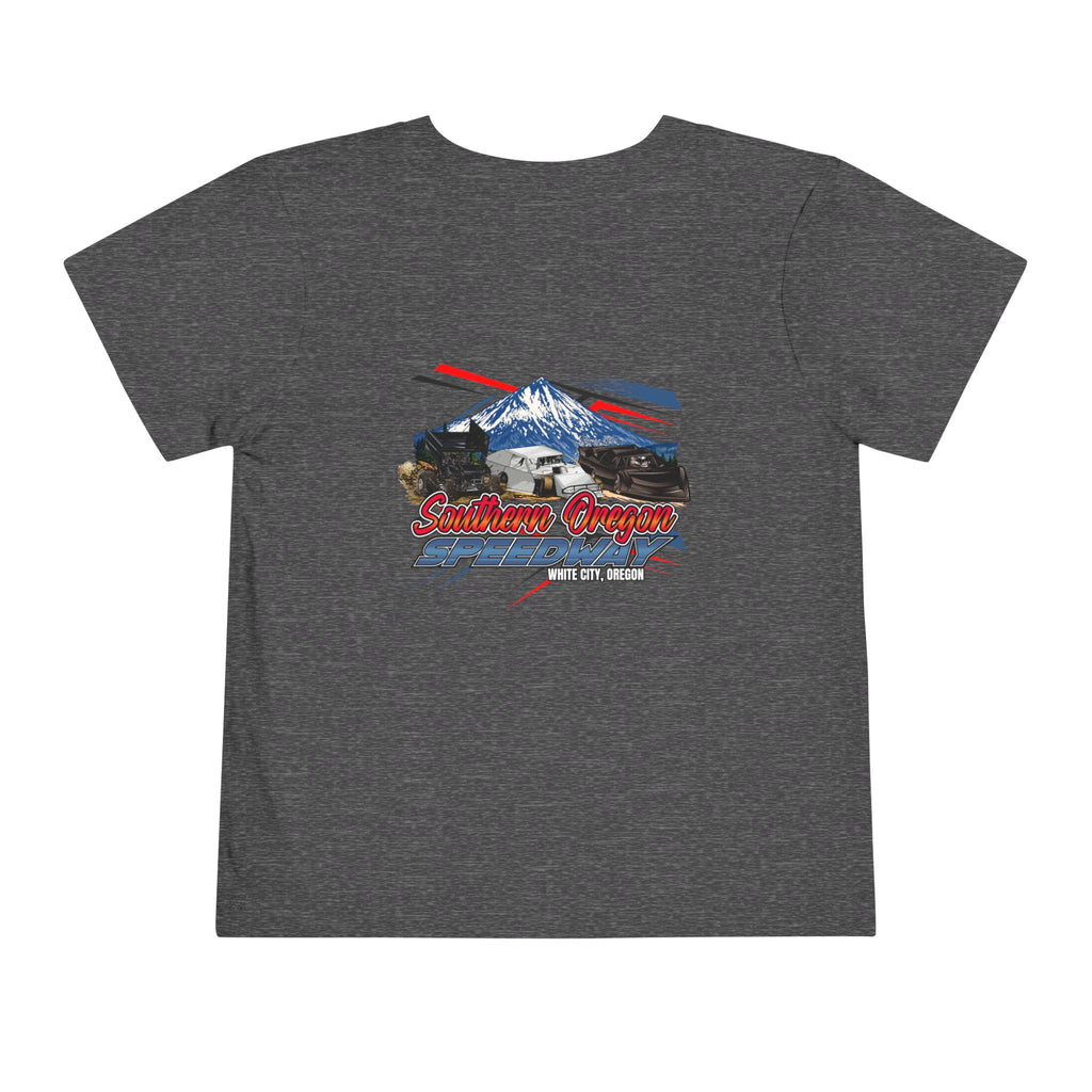 Southern Oregon Speedway Toddler Tee — Southern Oregon Scenic Mountain & Wildlife Graphic