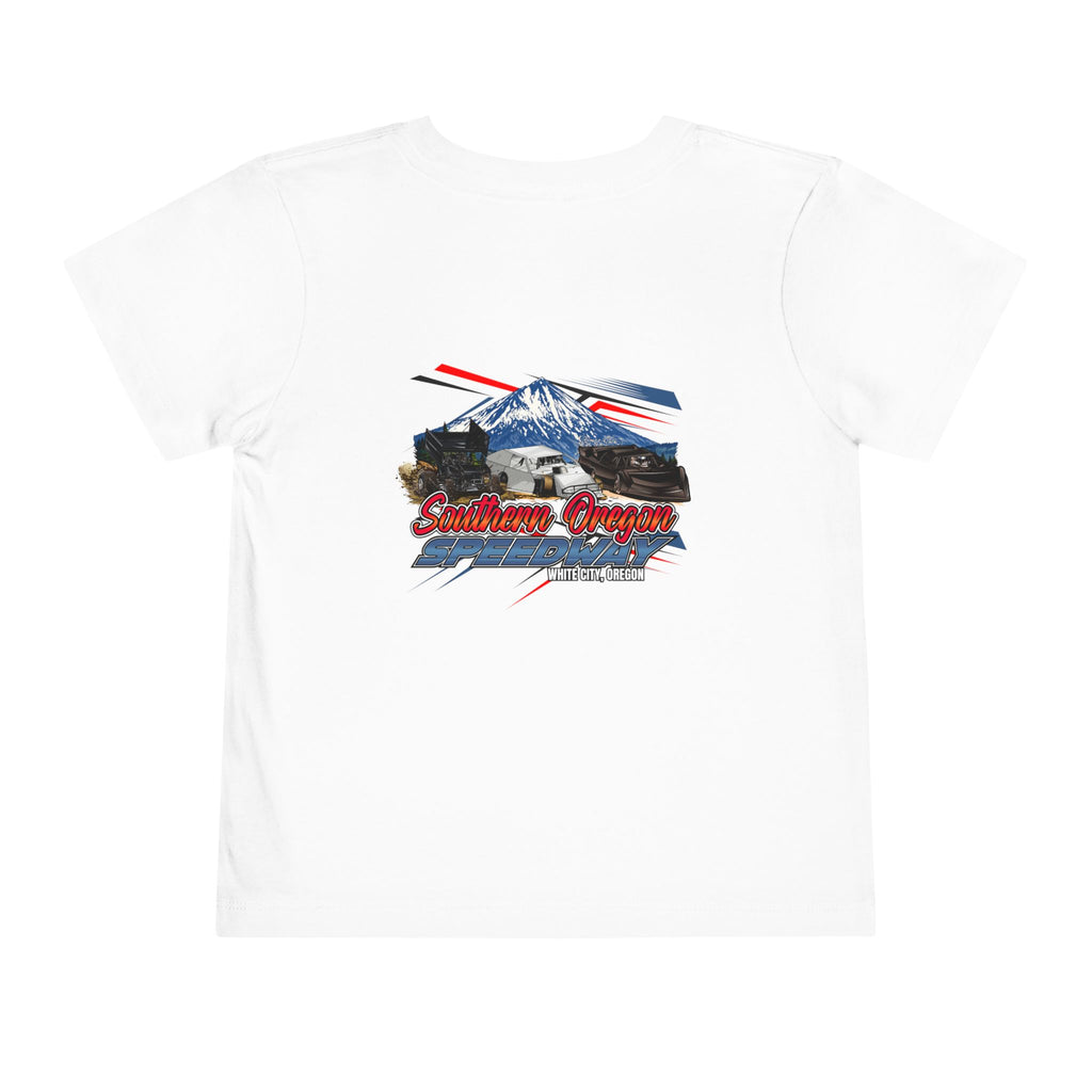 Southern Oregon Speedway Toddler Tee — Southern Oregon Scenic Mountain & Wildlife Graphic