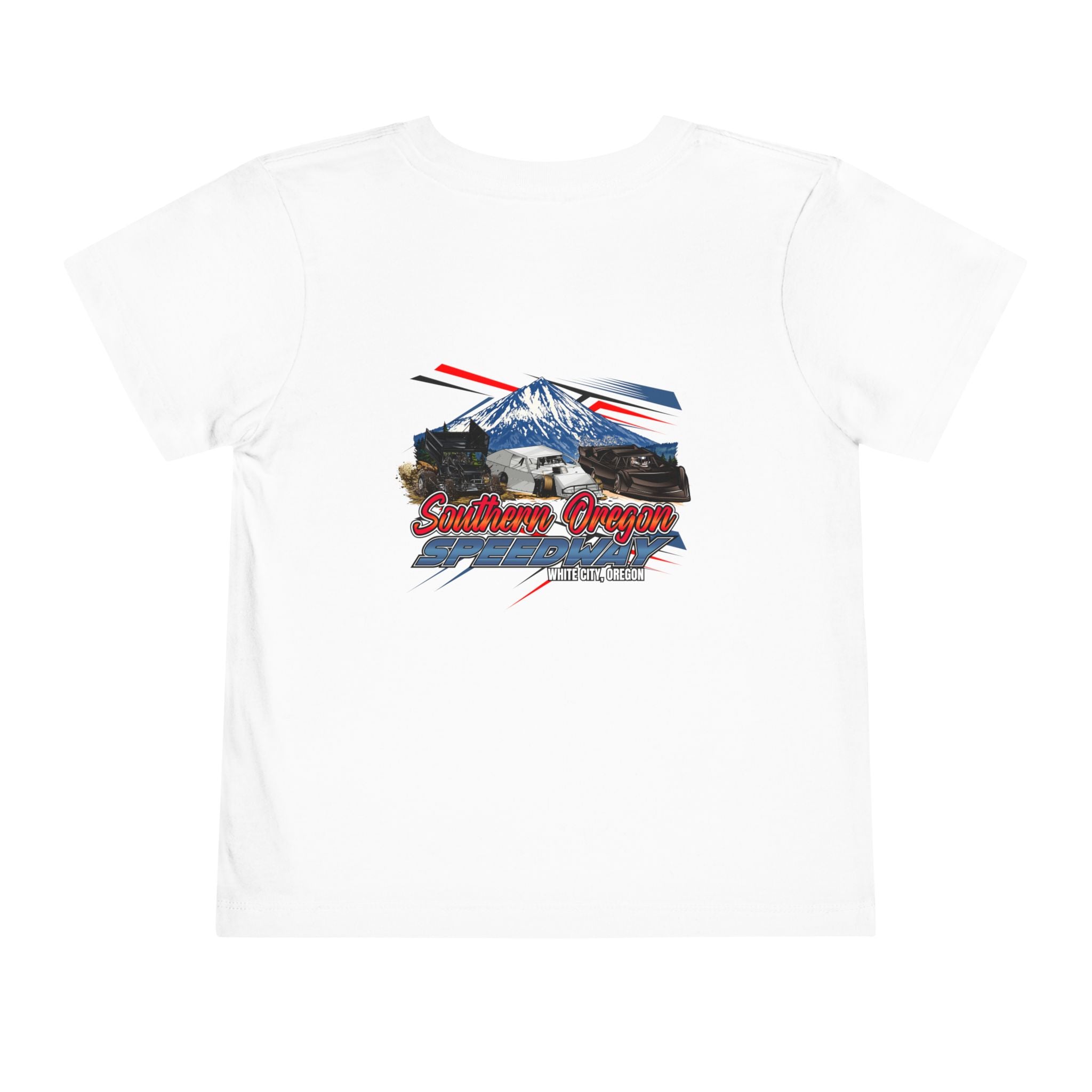Southern Oregon Speedway Toddler Tee — Southern Oregon Scenic Mountain & Wildlife Graphic