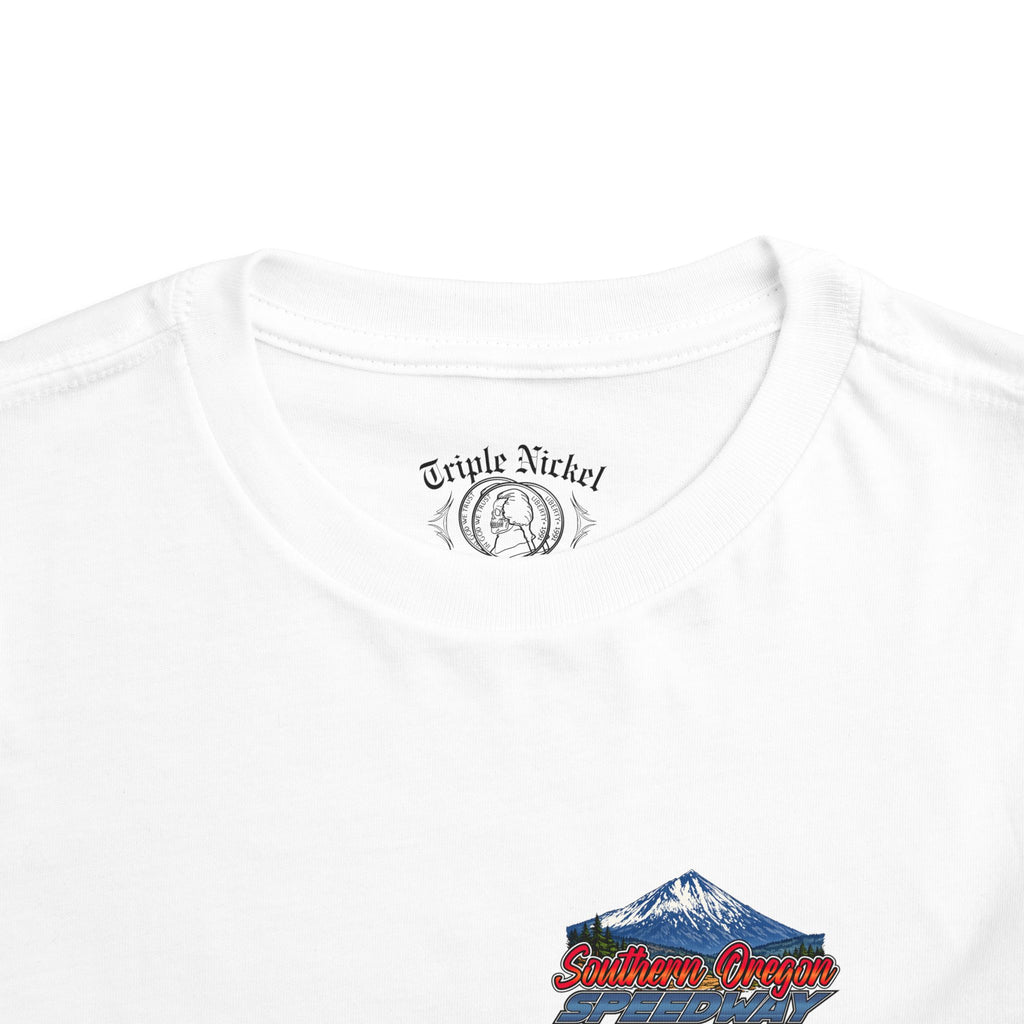 Southern Oregon Speedway Toddler Tee — Southern Oregon Scenic Mountain & Wildlife Graphic