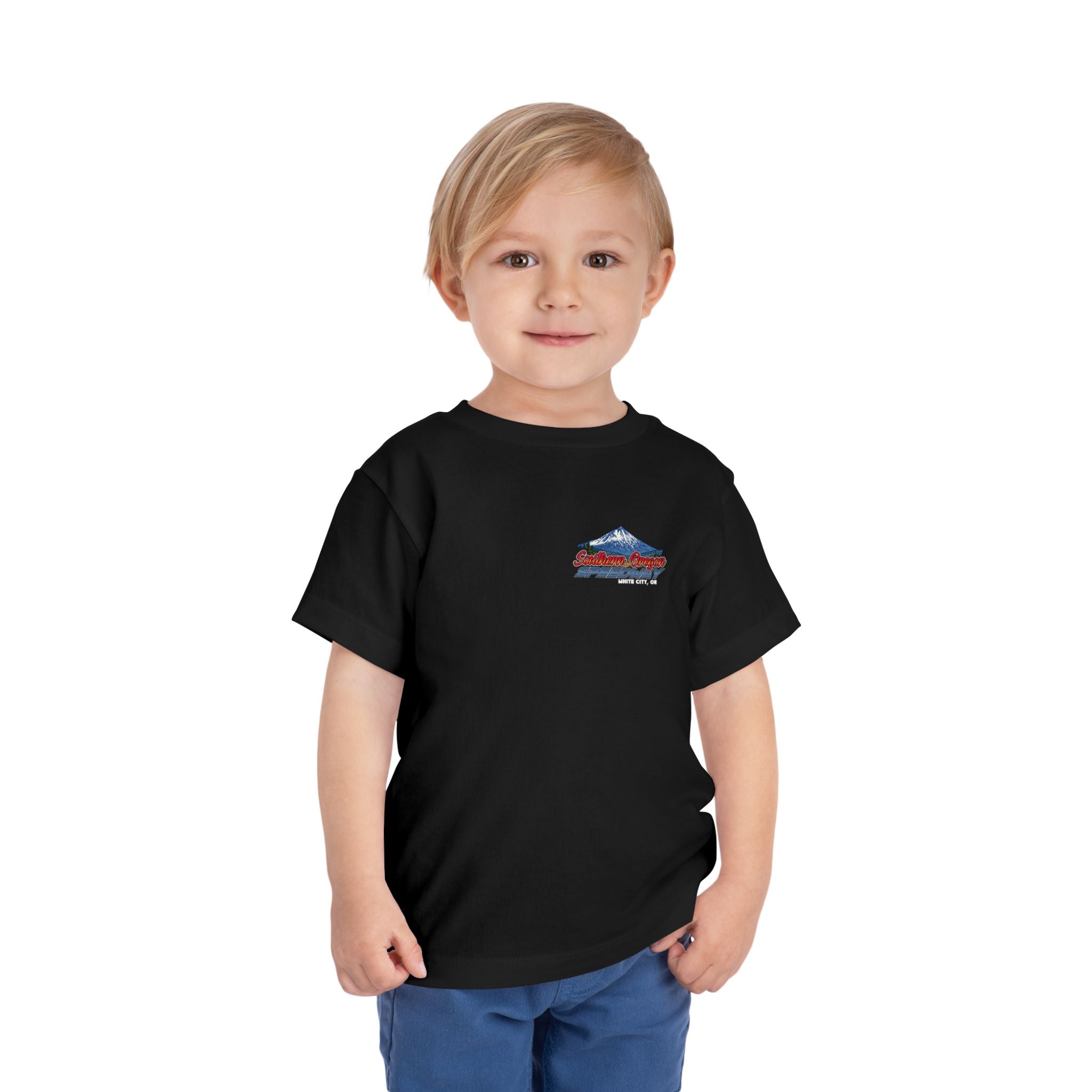 Southern Oregon Speedway Toddler Tee — Southern Oregon Scenic Mountain & Wildlife Graphic