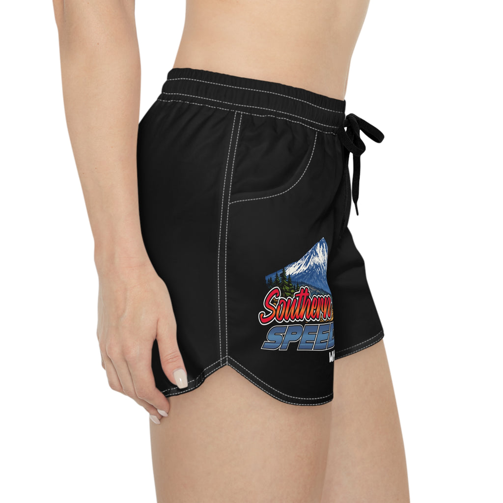 Southern Oregon Mountain Graphic Women's Casual Shorts — White City OR
