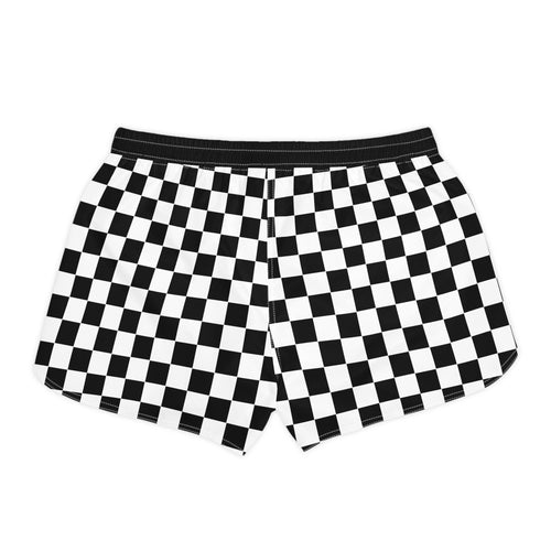 Checkered Southern Oregon Speedway Graphic Women's Casual Shorts — White City OR