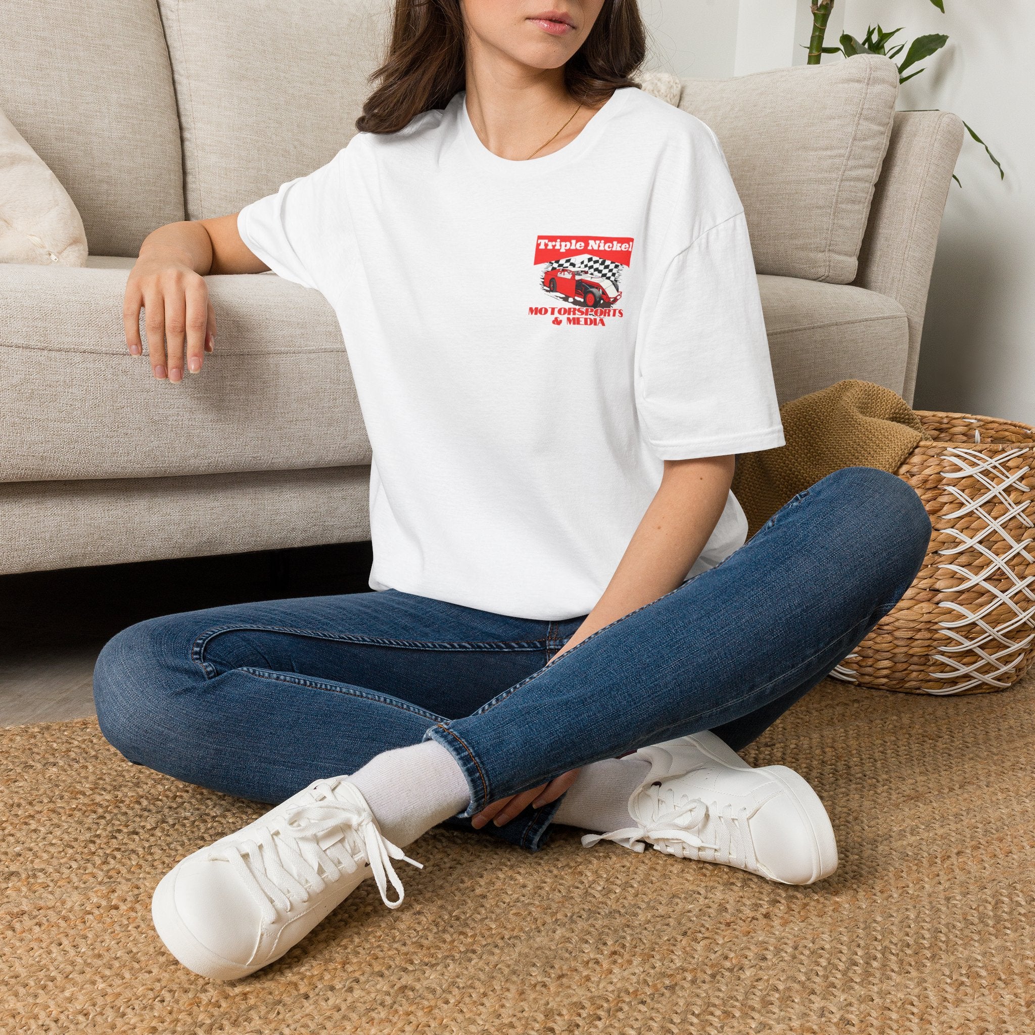Cowboy up-Hammer down-Vintage Dirt Track Racing-Triple Nickel T Shirt