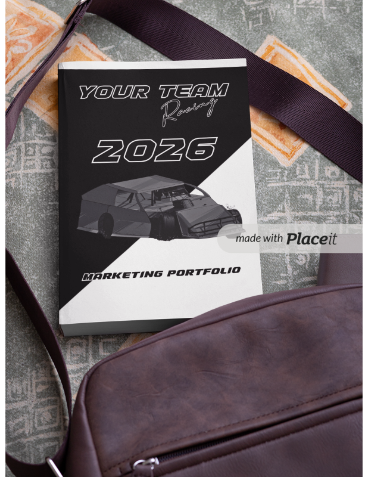 Race team Marketing Portfolio W/ 20 quality bound copies